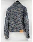 (LIKE NEW) LOUIS VUITTON FOGGY MONOGRAM DENIM TRUCKER JACKET SIZE 46
