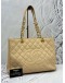 2013 CHANEL GST GRAND SHOPPING TOTE BAG IN BEIGE CAVIAR LEATHER
