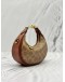 COACH JONIE CROSSBODY BAG IN BROWN CC SIGNATURE CANVAS WITH LEATHER