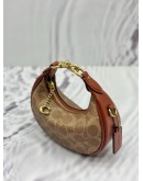 COACH JONIE CROSSBODY BAG IN BROWN CC SIGNATURE CANVAS WITH LEATHER