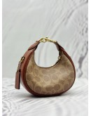 COACH JONIE CROSSBODY BAG IN BROWN CC SIGNATURE CANVAS WITH LEATHER