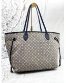(CLEAR STOCK) LOUIS VUITTON NEVERFULL MM IN GREY MONOGRAM IDYLLE CANVAS 
