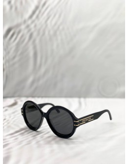 CHRISTIAN DIOR DIORSIGNATURE R1U SUNGLASSES IN BLACK ACETATE