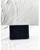 BURBERRY LOLA CARD HOLDER IN BLACK LEATHER