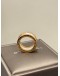 (LIKE NEW) BVLGARI B.ZERO RING SIZE 46 IN 18K 750 ROSE GOLD WITH WHITE CERAMIC