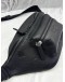 (LIKE NEW) MCM FURSTEN BELT BAG IN BLACK EMBOSSED LEATHER