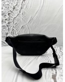 (LIKE NEW) MCM FURSTEN BELT BAG IN BLACK EMBOSSED LEATHER