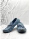 LOUIS VUITTON LOAFERS SIZE 8 IN BLUE MONOGRAM DENIM