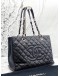 (LIKE NEW) CHANEL GST GRAND SHOPPING TOTE BAG IN BLACK CAVIAR LEATHER
