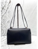 LORO PIANA EXTRA BAG L27 IN BLACK LEATHER