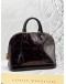 LOUIS VUITTON ALMA PM IN AMARANTE MONOGRAM VERNIS LEATHER