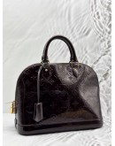 LOUIS VUITTON ALMA PM IN AMARANTE MONOGRAM VERNIS LEATHER