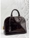 LOUIS VUITTON ALMA PM IN AMARANTE MONOGRAM VERNIS LEATHER