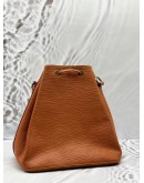 LOUIS VUITTON PETIT NOE BUCKET BAG IN BROWN EPI LEATHER