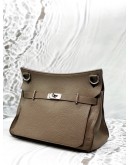 (LIKE NEW) HERMES JYPSIERE 34 IN ETOUPE TOGO LEATHER