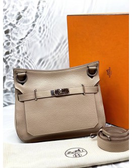 (LIKE NEW) HERMES JYPSIERE 31 IN TRENCH TOGO LEATHER -FULL SET-