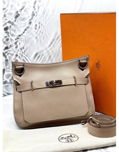 (LIKE NEW) HERMES JYPSIERE 31 IN TRENCH TOGO LEATHER -FULL SET-