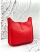 (LIKE NEW) 2020 HERMES EVELYNE PM IN ROUGE VIF CLEMENCE LEATHER