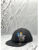 LOUIS VUITTON LV FRIENDS CAP IN BLACK MONOGRAM TAURILLON LEATHER