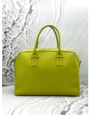 FURLA ALLEGRA TOTE BAG IN NEON YELLOW LEATHER