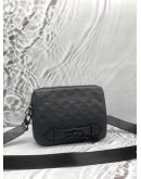 LOUIS VUITTON STEAMER MESSENGER BAG IN BLACK MONOGRAM TAURILLON LEATHER