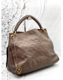 LOUIS VUITTON ARTSY MM IN BROWN MONOGRAM EMPREINTE LEATHER