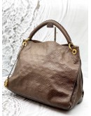 LOUIS VUITTON ARTSY MM IN BROWN MONOGRAM EMPREINTE LEATHER