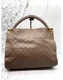 LOUIS VUITTON ARTSY MM IN BROWN MONOGRAM EMPREINTE LEATHER