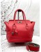 (LIKE NEW) HERMES TOOLBOX 26 IN RED SWIFT LEATHER