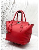 (LIKE NEW) HERMES TOOLBOX 26 IN RED SWIFT LEATHER