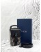 CHRISTIAN DIOR SADDLE VERTICAL POUCH IN BLUE DIOR OBLIQUE JACQUARD WITH BLACK GRAINED CALFSKIN LEATHER