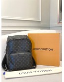(LIKE NEW) LOUIS VUITTON DISCOVERY BACKPACK IN BLACK MONOGRAM ECLIPSE CANVAS WITH LEATHER -FULL SET-
