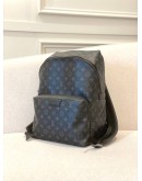 (LIKE NEW) LOUIS VUITTON DISCOVERY BACKPACK IN BLACK MONOGRAM ECLIPSE CANVAS WITH LEATHER -FULL SET-