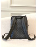 (LIKE NEW) LOUIS VUITTON DISCOVERY BACKPACK IN BLACK MONOGRAM ECLIPSE CANVAS WITH LEATHER -FULL SET-