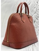 LOUIS VUITTON ALMA PM IN BROWN EPI LEATHER