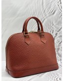 LOUIS VUITTON ALMA PM IN BROWN EPI LEATHER