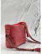 CHANEL SMALL GABRIELLE IN RED AGED CALFSKIN LEATHER