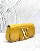 (CLEAR STOCK) LOUIS VUITTON SOBE CLUTCH IN YELLOW PATENT LEATHER