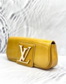 (CLEAR STOCK) LOUIS VUITTON SOBE CLUTCH IN YELLOW PATENT LEATHER