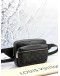 (CLEAR STOCK) (LIKE NEW) LOUIS VUITTON OUTDOOR BUMBAG IN BLACK MONOGRAM ECLIPSE CANVAS WITH TAIGA LEATHER -FULL SET-