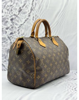 (CLEAR STOCK) LOUIS VUITTON SPEEDY 30 IN BROWN MONOGRAM CANVAS 