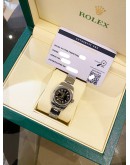 (LIKE NEW) 2017 ROLEX OYSTER PERPETUAL 26 REF 176200 BLACK DIAL 26MM AUTOMATIC WATCH