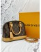 LOUIS VUITTON ALMA BB IN BROWN MONOGRAM CANVAS -FULL SET-