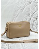 PRADA CAMERA CROSSBODY BAG IN BEIGE VITELLO PHENIX LEATHER
