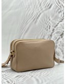 PRADA CAMERA CROSSBODY BAG IN BEIGE VITELLO PHENIX LEATHER
