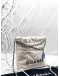(LIKE NEW) MICROCHIP CHANEL 22 MINI SHOULDER BAG IN WHITE CALFSKIN LEATHER 