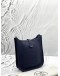 2021 HERMES EVELYNE TPM IN BLEU INDIGO CLEMENCE LEATHER -FULL SET-