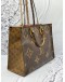2020 LOUIS VUITTON ON THE GO GM IN BROWN MONOGRAM REVERSE CANVAS