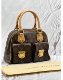 (LIKE NEW) LOUIS VUITTON MANHATTAN PM IN BROWN MONOGRAM CANVAS