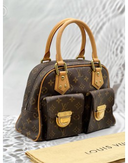 (LIKE NEW) LOUIS VUITTON MANHATTAN PM IN BROWN MONOGRAM CANVAS
